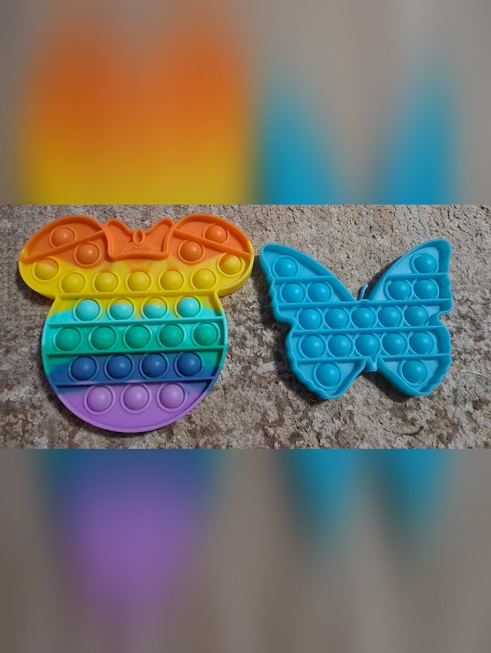 Toys. Kids pop it silicone toys. Set of 2.